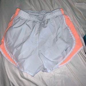 White and Orange Nike shorts!